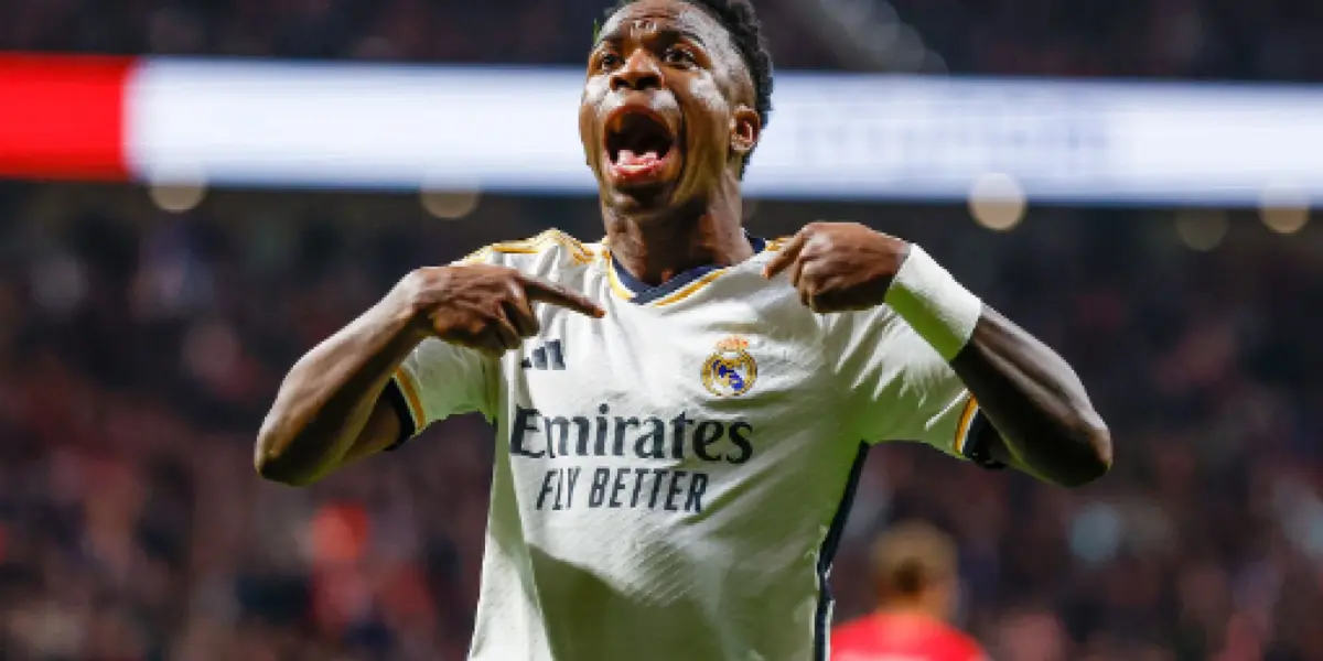 Vinicius logra el gol del empate contra el Almería.