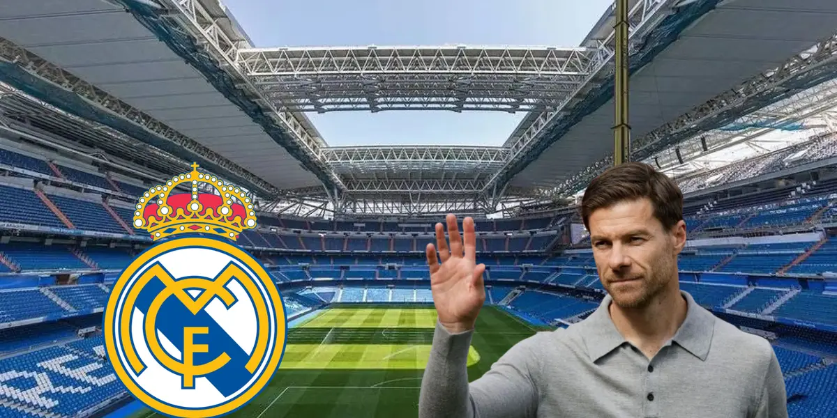 Xabi Alonso responde a unos aficionados sobre entrenar al Real Madrid.